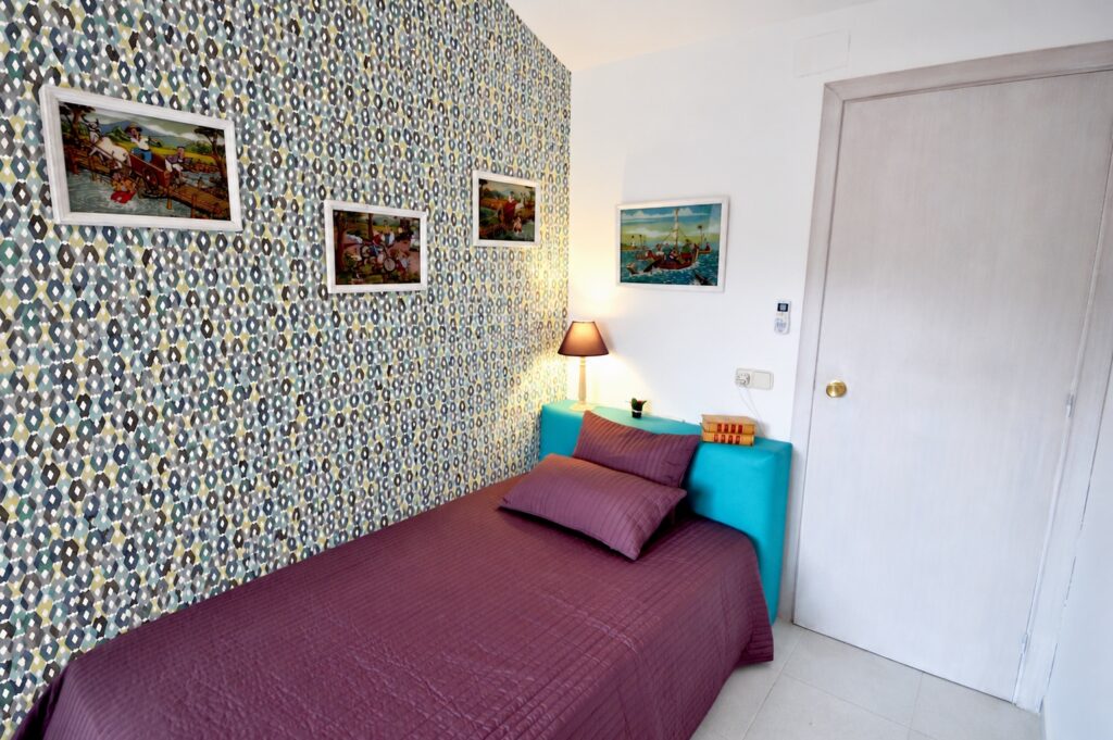 Chambre avec lit simple — appartement Miró, La Fosca Bay (Palamós, Costa Brava)